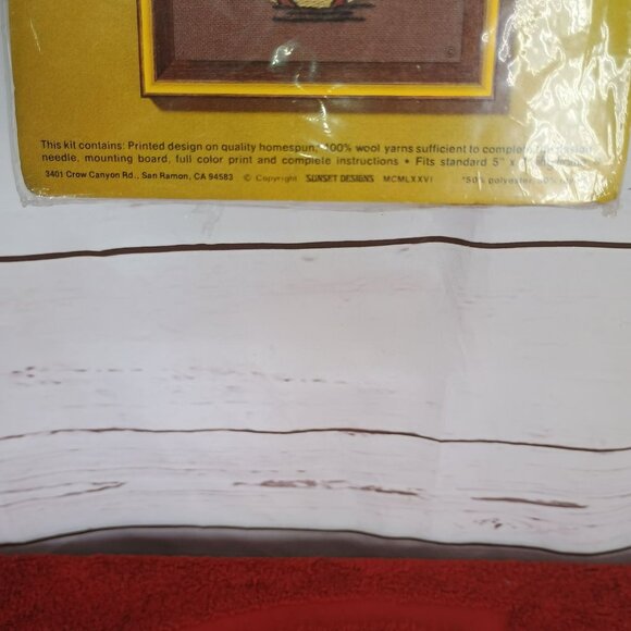 Jiffy Stitchery Indian Vase With Grain Embroidery Kit #289 By Sunset Designs - Picture 3 of 5